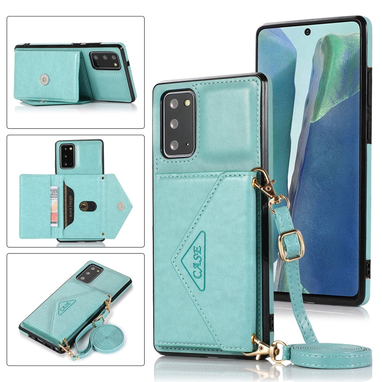 For Samsung Galaxy S20 Multi-functional Cross-body Card Bag TPU+PU Back Cover Case with Holder & Card Slot & Wallet