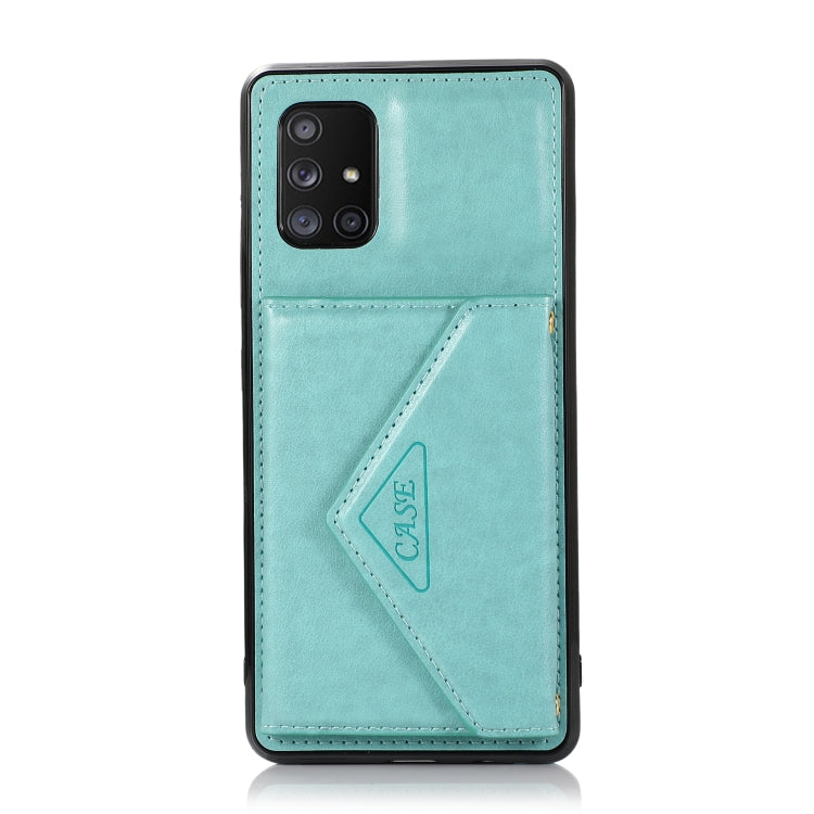 For Samsung Galaxy A31 Multi-functional Cross-body Card Bag TPU+PU Back Cover Case with Holder & Card Slot & Wallet