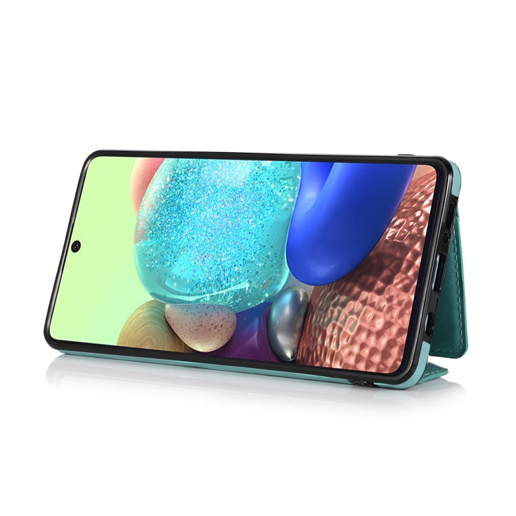 For Samsung Galaxy A31 Multi-functional Cross-body Card Bag TPU+PU Back Cover Case with Holder & Card Slot & Wallet