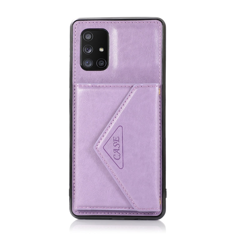 For Samsung Galaxy M31 Multi-functional Cross-body Card Bag TPU+PU Back Cover Case with Holder & Card Slot & Wallet