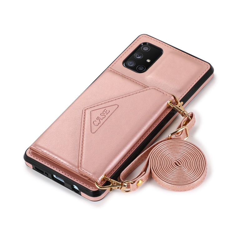 For Samsung Galaxy M31 Multi-functional Cross-body Card Bag TPU+PU Back Cover Case with Holder & Card Slot & Wallet