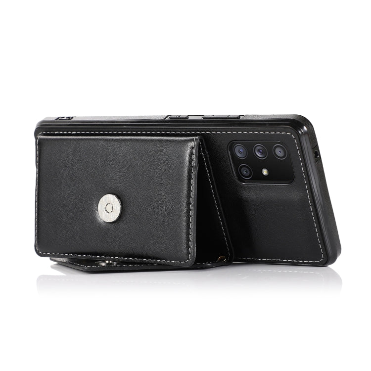 For Samsung Galaxy A11 EU Multi-functional Cross-body Card Bag TPU+PU Back Cover Case with Holder & Card Slot & Wallet