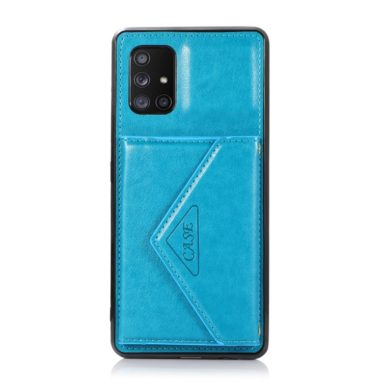 For Samsung Galaxy A11 EU Multi-functional Cross-body Card Bag TPU+PU Back Cover Case with Holder & Card Slot & Wallet