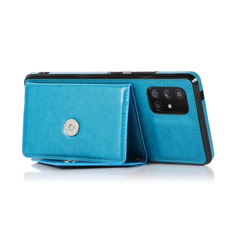 For Samsung Galaxy A11 EU Multi-functional Cross-body Card Bag TPU+PU Back Cover Case with Holder & Card Slot & Wallet