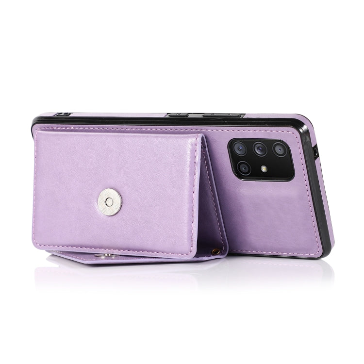 For Samsung Galaxy A11 EU Multi-functional Cross-body Card Bag TPU+PU Back Cover Case with Holder & Card Slot & Wallet