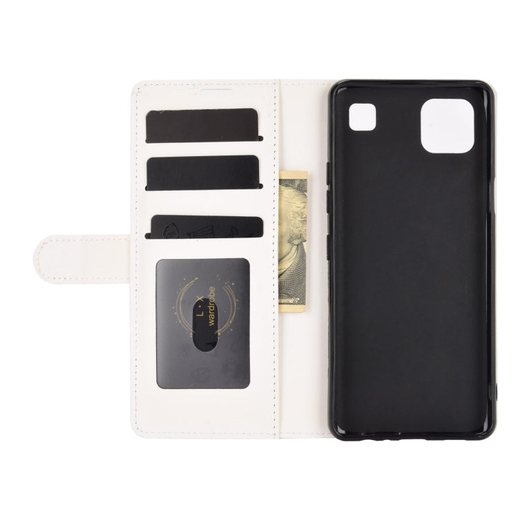 For LG K92 5G R64 Texture Single Horizontal Flip Protective Case with Holder & Card Slots & Wallet& Photo Frame