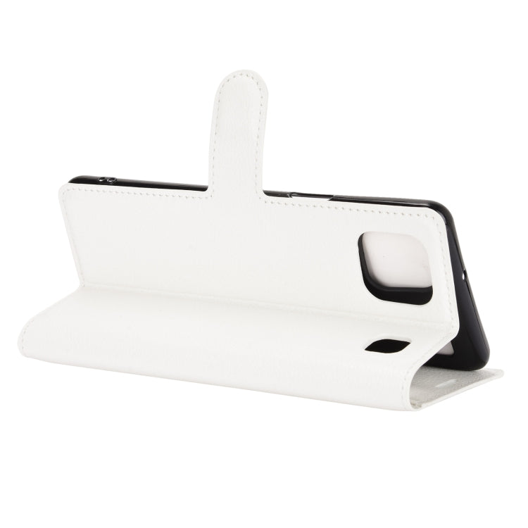 For LG K92 5G Litchi Texture Horizontal Flip Protective Case with Holder & Card Slots & Wallet