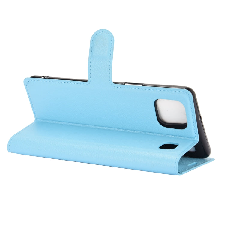 For LG K92 5G Litchi Texture Horizontal Flip Protective Case with Holder & Card Slots & Wallet