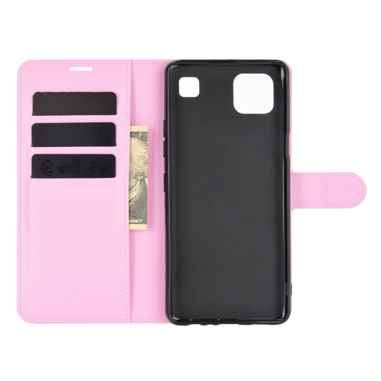 For LG K92 5G Litchi Texture Horizontal Flip Protective Case with Holder & Card Slots & Wallet