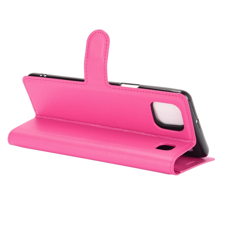 For LG K92 5G Litchi Texture Horizontal Flip Protective Case with Holder & Card Slots & Wallet