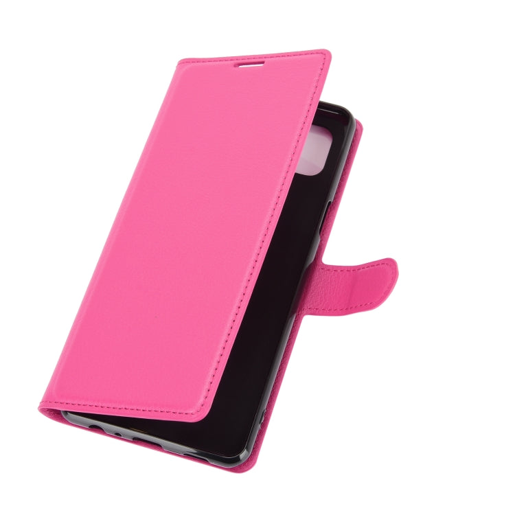 For LG K92 5G Litchi Texture Horizontal Flip Protective Case with Holder & Card Slots & Wallet