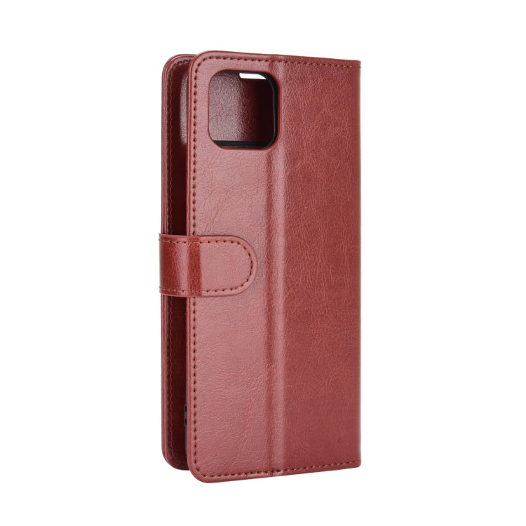 For OPPO A72 / A73 5G R64 Texture Single Horizontal Flip Protective Case with Holder & Card Slots & Wallet & Photo Frame