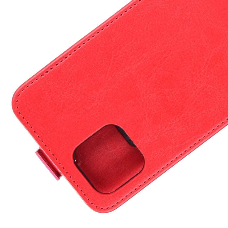 For OPPO A72 / A73 5G R64 Texture Single Vertical Flip Leather Protective Case with Card Slots & Photo Frame