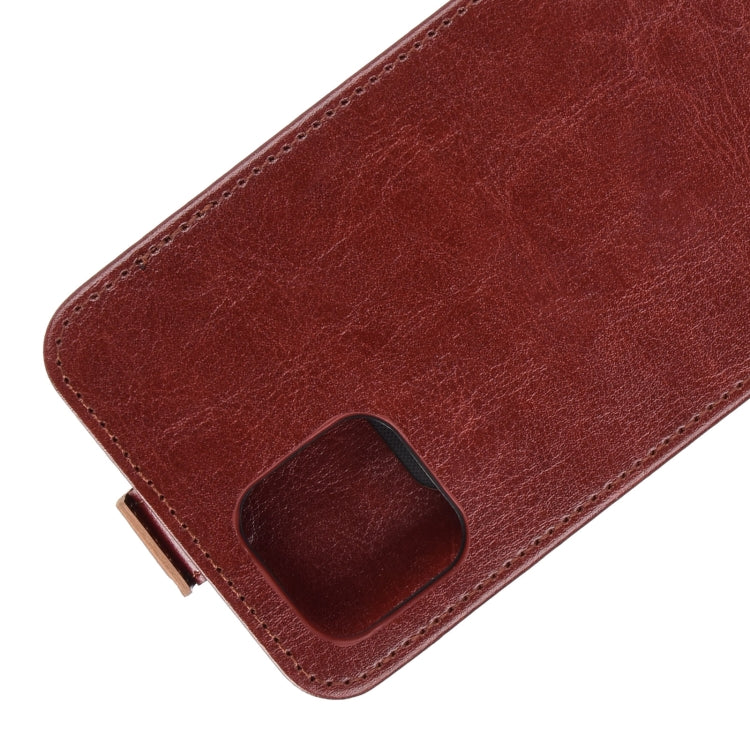 For OPPO A72 / A73 5G R64 Texture Single Vertical Flip Leather Protective Case with Card Slots & Photo Frame