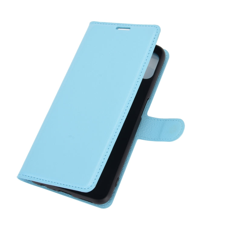 For OPPO A72 / A73 5G Litchi Texture Horizontal Flip Protective Case with Holder & Card Slots & Wallet