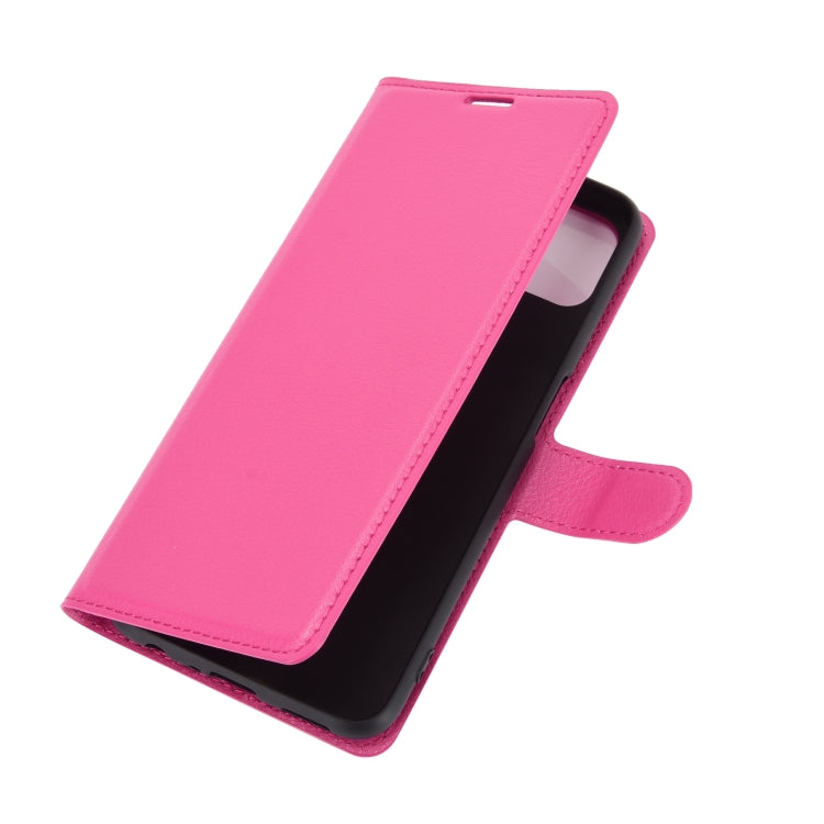 For OPPO A72 / A73 5G Litchi Texture Horizontal Flip Protective Case with Holder & Card Slots & Wallet