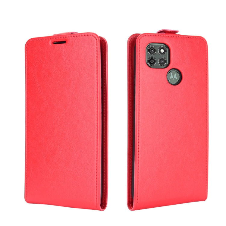 For Motorola Moto G9 Power R64 Texture Single Vertical Flip Leather Protective Case with Card Slots & Photo Frame