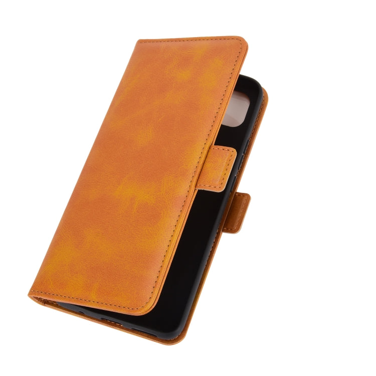 For Motorola Moto G9 Power Dual-side Magnetic Buckle Horizontal Flip Leather Case with Holder & Card Slots & Wallet