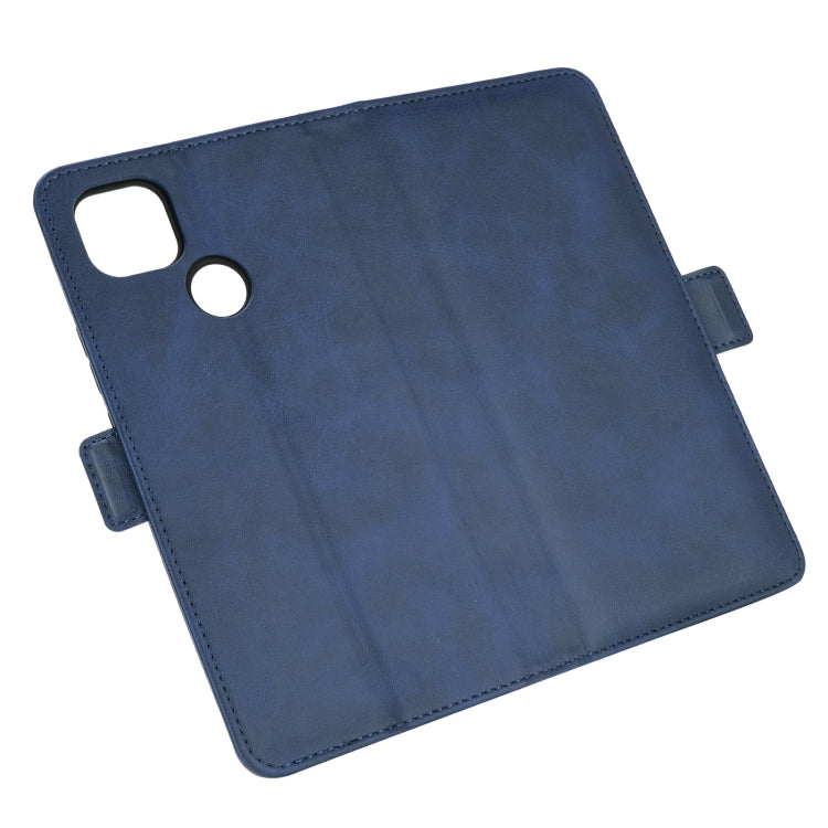 For Motorola Moto G9 Power Dual-side Magnetic Buckle Horizontal Flip Leather Case with Holder & Card Slots & Wallet