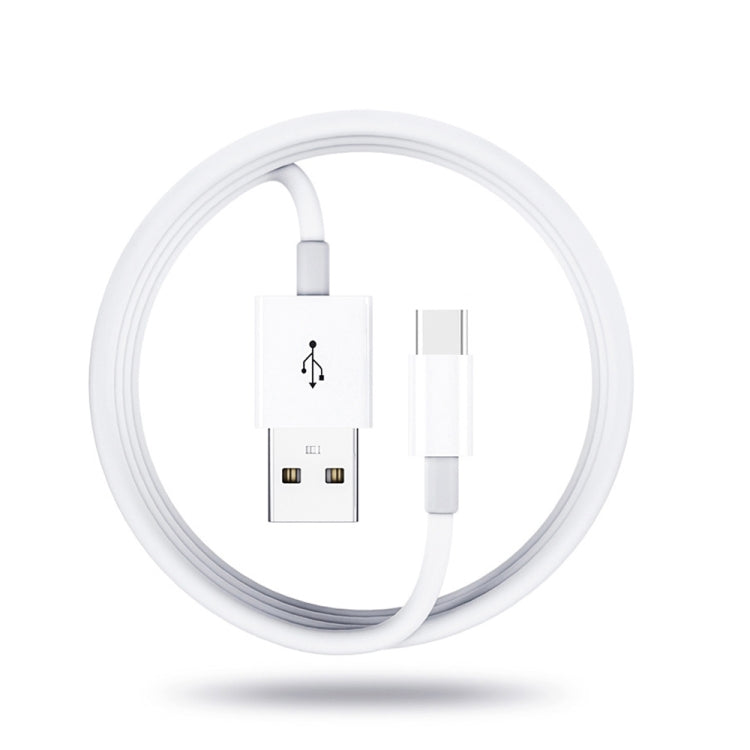 XJ-021 2A USB Male to USB-C / Type-C Male Interface Charge Cable, Length: 1m