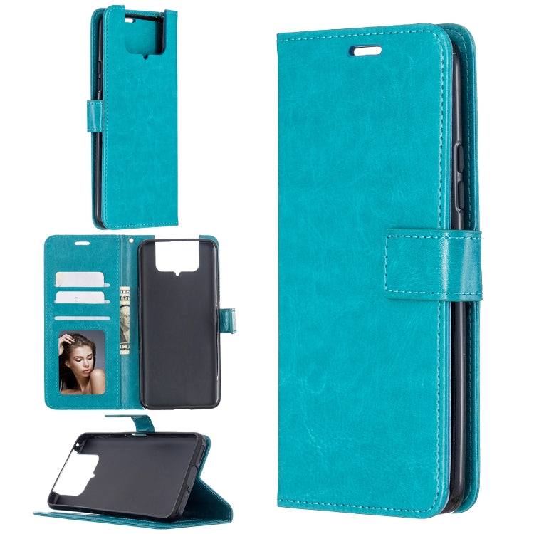 For Asus Zenfone 7 ZS670KS Crazy Horse Texture Horizontal Flip Leather Case with Holder & Card Slots & Wallet & Photo Frame