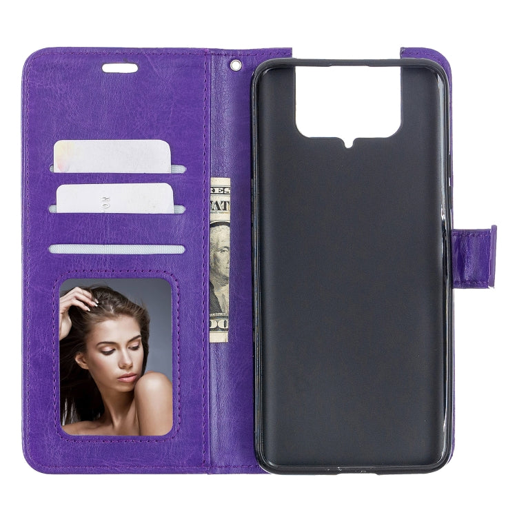 For Asus Zenfone 7 ZS670KS Crazy Horse Texture Horizontal Flip Leather Case with Holder & Card Slots & Wallet & Photo Frame