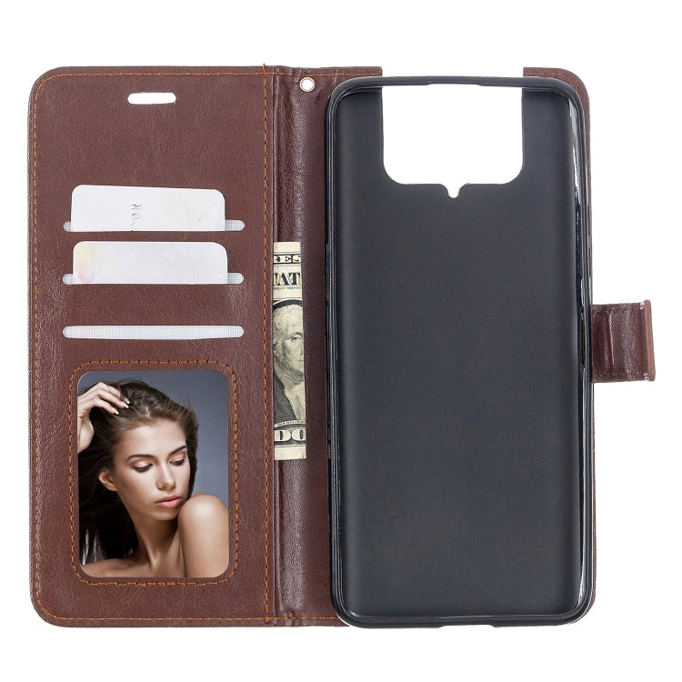 For Asus Zenfone 7 ZS670KS Crazy Horse Texture Horizontal Flip Leather Case with Holder & Card Slots & Wallet & Photo Frame