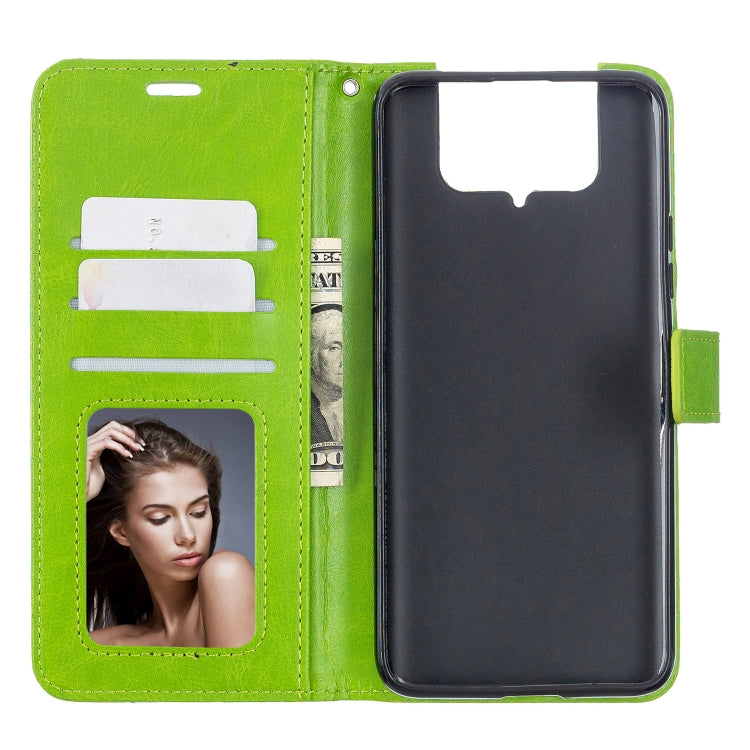 For Asus Zenfone 7 ZS670KS Crazy Horse Texture Horizontal Flip Leather Case with Holder & Card Slots & Wallet & Photo Frame