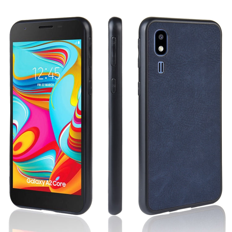 Shockproof Sheep Skin PC + PU + TPU Case For Samsung Galaxy A2 Core