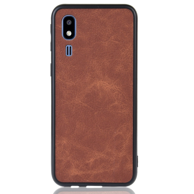 Shockproof Sheep Skin PC + PU + TPU Case For Samsung Galaxy A2 Core
