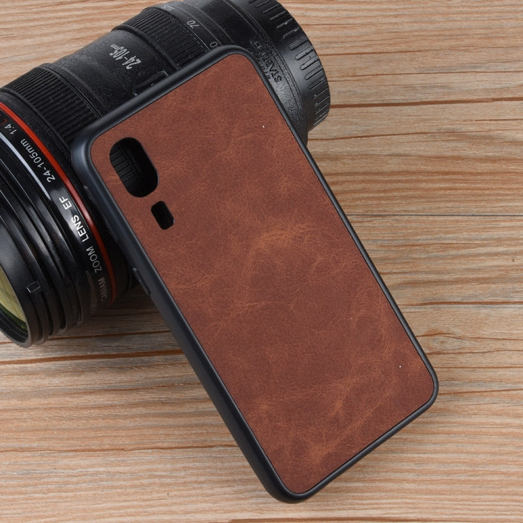 Shockproof Sheep Skin PC + PU + TPU Case For Samsung Galaxy A2 Core