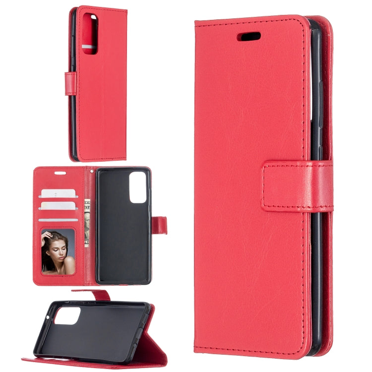 For Samsung Galaxy S20 FE Crazy Horse Texture Horizontal Flip Leather Case with Holder & Card Slots & Wallet & Photo Frame