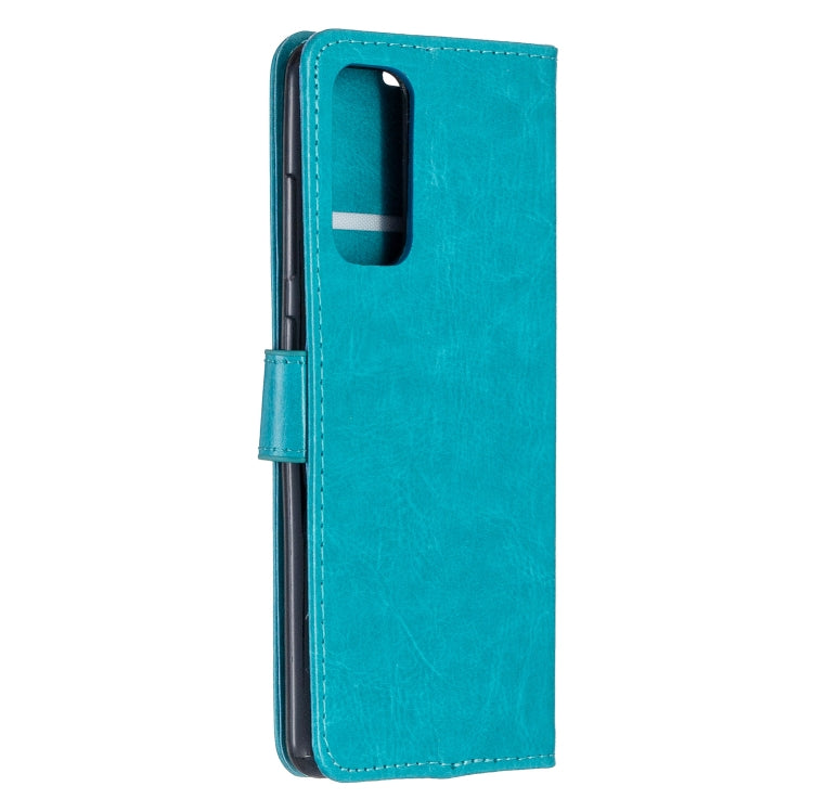 For Samsung Galaxy S20 FE Crazy Horse Texture Horizontal Flip Leather Case with Holder & Card Slots & Wallet & Photo Frame