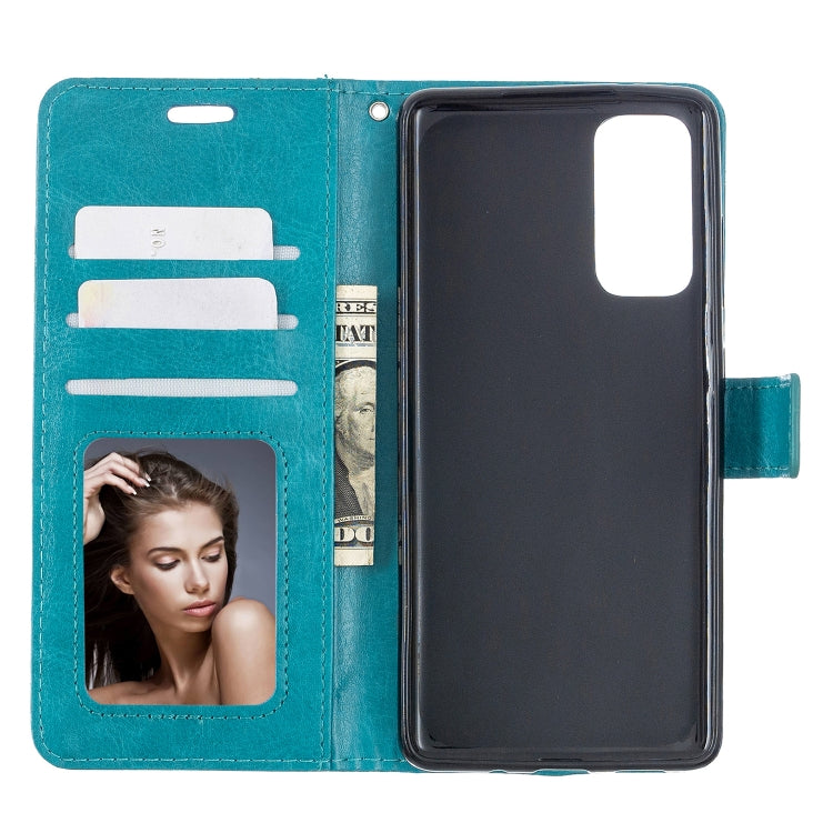 For Samsung Galaxy S20 FE Crazy Horse Texture Horizontal Flip Leather Case with Holder & Card Slots & Wallet & Photo Frame