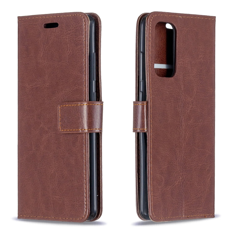 For Samsung Galaxy S20 FE Crazy Horse Texture Horizontal Flip Leather Case with Holder & Card Slots & Wallet & Photo Frame
