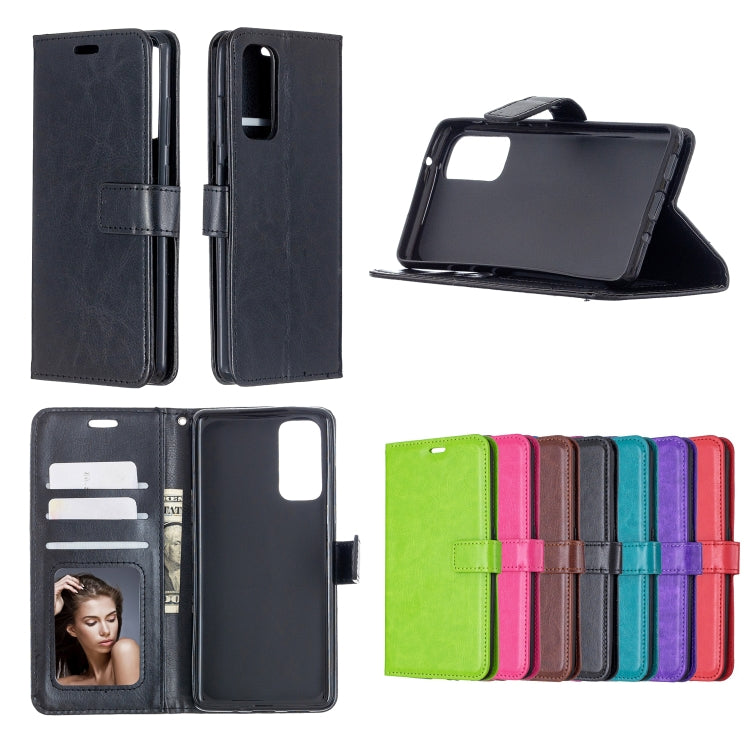 For Samsung Galaxy S20 FE Crazy Horse Texture Horizontal Flip Leather Case with Holder & Card Slots & Wallet & Photo Frame