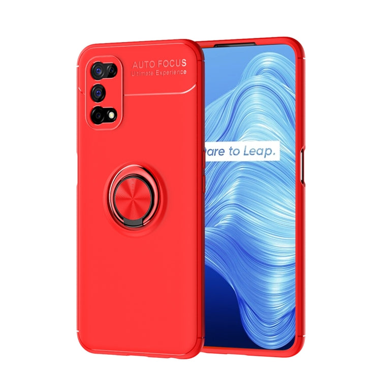 For OPPO Realme 7 Pro  Metal Ring Holder 360 Degree Rotating TPU Case