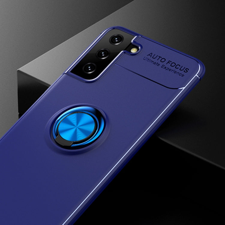 For Samsung Galaxy S21 5G Metal Ring Holder 360 Degree Rotating TPU Case