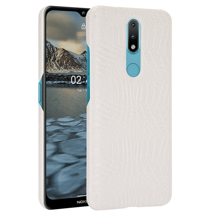 For Nokia 2.4 Shockproof Crocodile Texture PC + PU Case