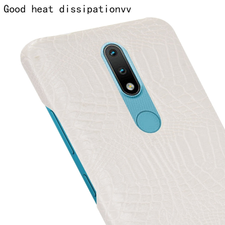 For Nokia 2.4 Shockproof Crocodile Texture PC + PU Case