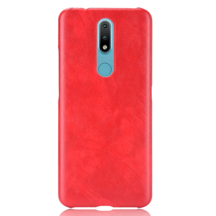 For Nokia 2.4 Shockproof Litchi Texture PC + PU Case