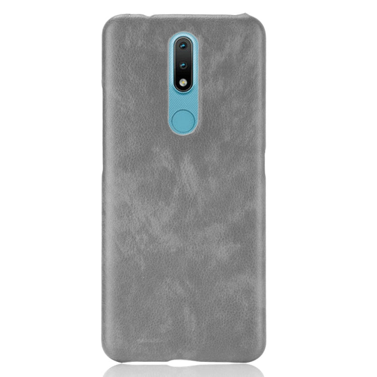 For Nokia 2.4 Shockproof Litchi Texture PC + PU Case