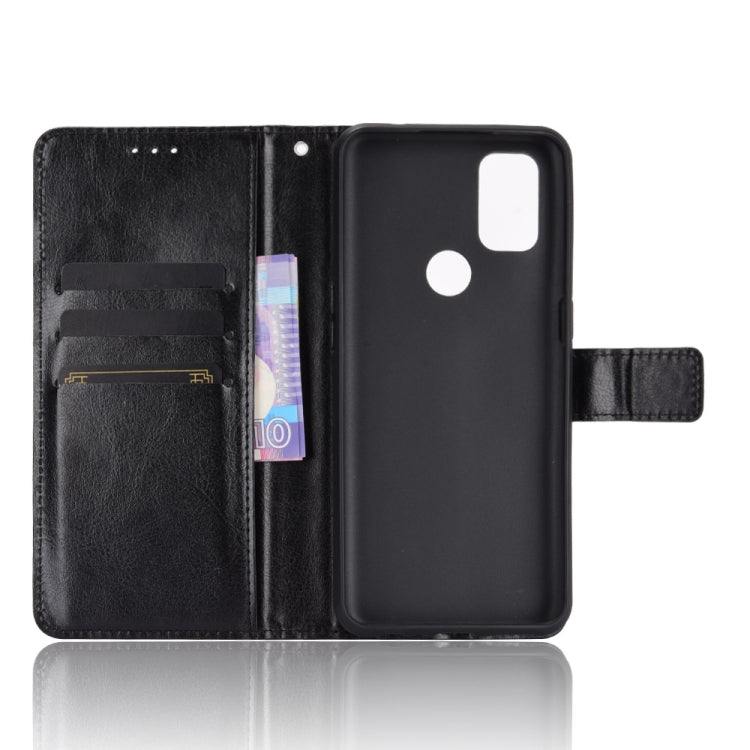For OnePlus Nord N10 5G Retro Crazy Horse Texture Horizontal Flip Leather Case with Holder & Card Slots & Photo Frame