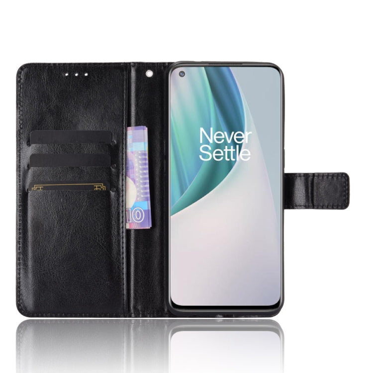 For OnePlus Nord N10 5G Retro Crazy Horse Texture Horizontal Flip Leather Case with Holder & Card Slots & Photo Frame
