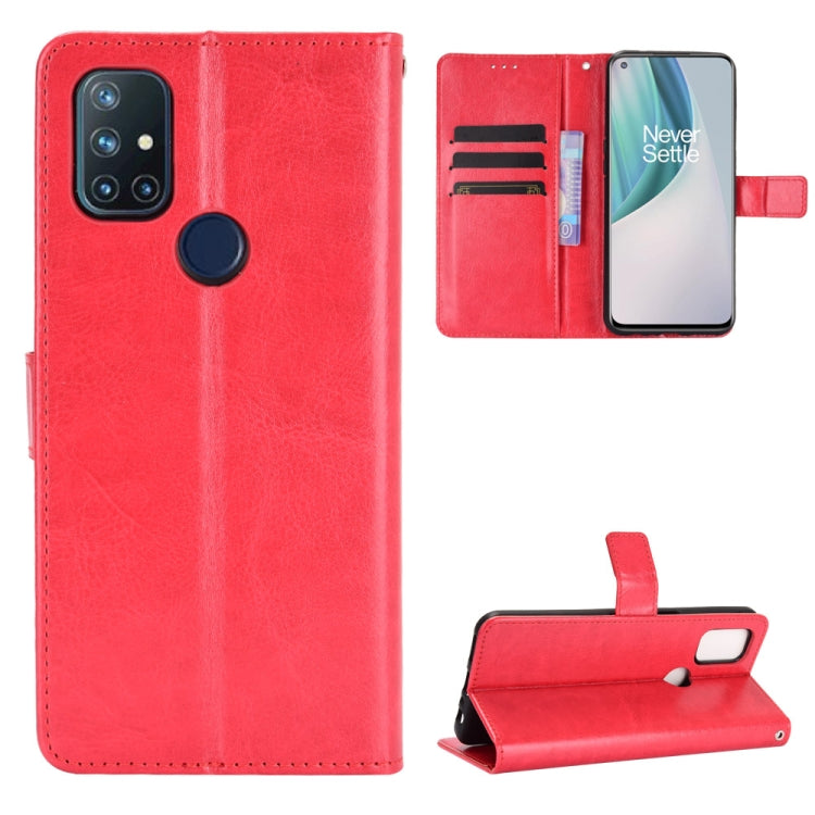 For OnePlus Nord N10 5G Retro Crazy Horse Texture Horizontal Flip Leather Case with Holder & Card Slots & Photo Frame