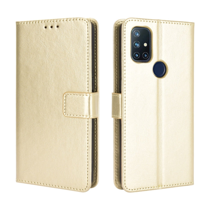 For OnePlus Nord N10 5G Retro Crazy Horse Texture Horizontal Flip Leather Case with Holder & Card Slots & Photo Frame