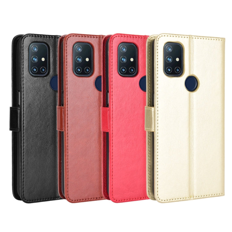 For OnePlus Nord N10 5G Retro Crazy Horse Texture Horizontal Flip Leather Case with Holder & Card Slots & Photo Frame