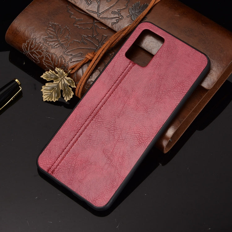 For Vivo V20 Shockproof Sewing Cow Pattern Skin PC + PU + TPU Case