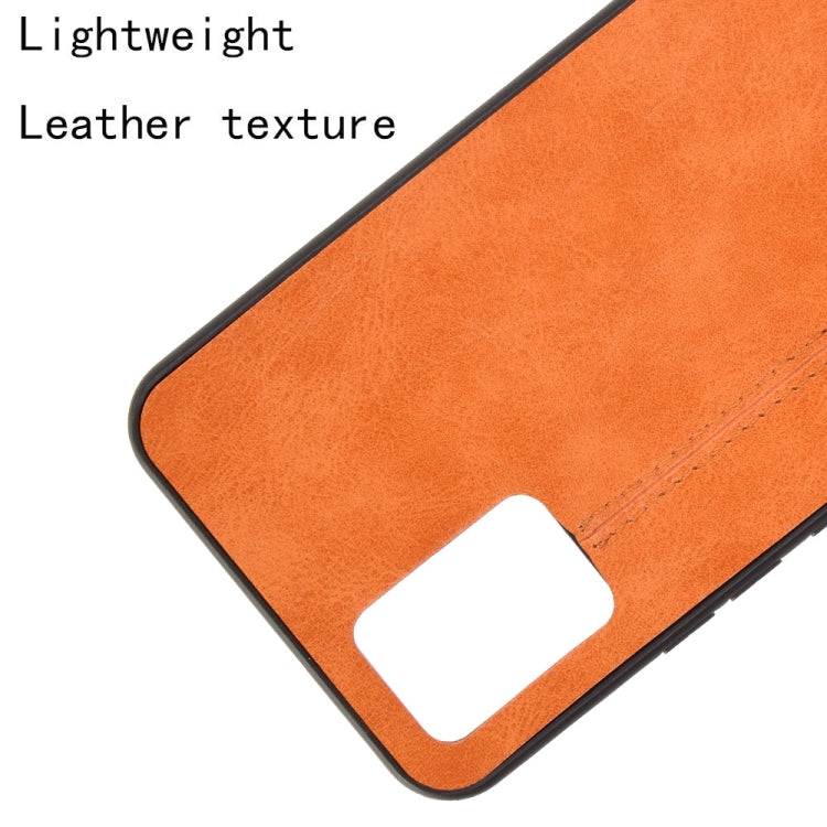 For Vivo V20 Shockproof Sewing Cow Pattern Skin PC + PU + TPU Case