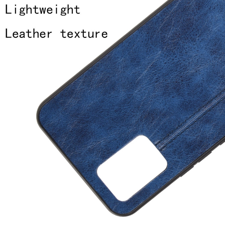 For Vivo V20 Shockproof Sewing Cow Pattern Skin PC + PU + TPU Case